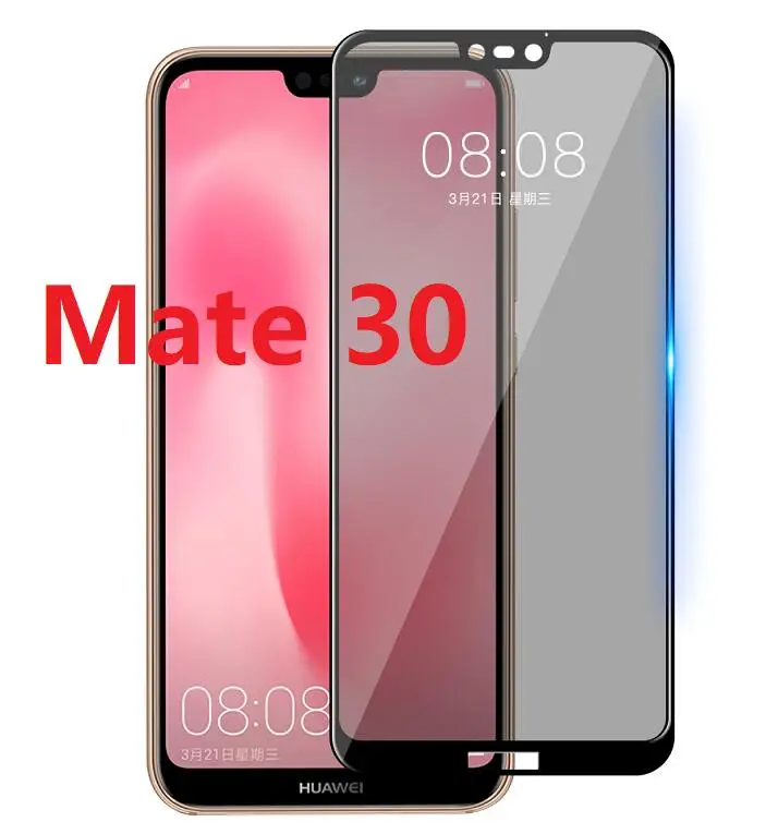 Mate 30 Для huawei mate 30 Pro и huawei mate 30 Lite, закаленное стекло, антибликовое, 3D полное покрытие, защитная пленка, защита экрана - Цвет: Mate 30