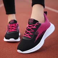 tophqws 2021 womens sports shoes casual high quality breathable female tennis sneakers ultralight platform running shoes