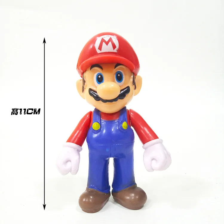 Super Mario Anime Toys Action Figure Cute Doll Bros Model Insert for Kids Birthday Party Cake Decoration Supplies Gifts | Игрушки и