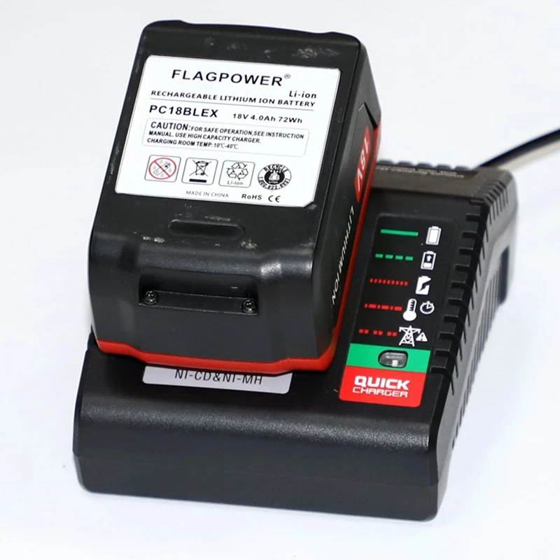 Freeshippig PCMVC PCLMVC PCXMVC Liion nickel-cadmium Battery Charger For Porter Cable Stanley 18V PC18B-2 PC18BLX PC489N | Электроника