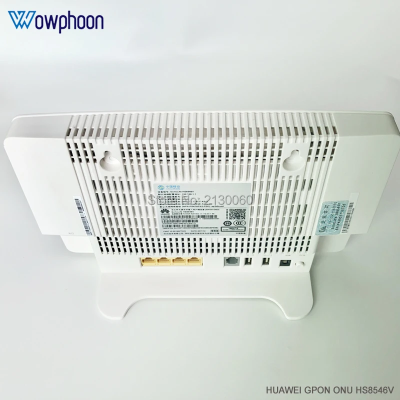 3 шт. HUAWEI HS8546V GPON ONU ONT с китайским мобильным логотипом 4GE + 1TEL 2USB wifi 2 4 ГГц и 5 такой же