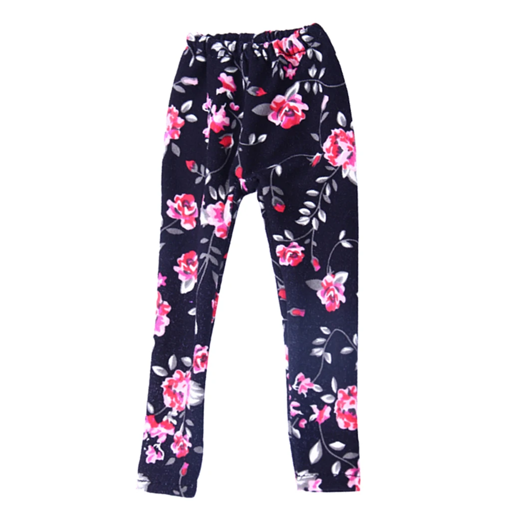

Floral Printed Girl Doll Skinny Leggings for Dolls and Other 18 inch dolls