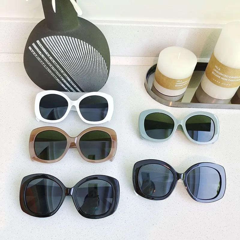 

2021 классические большие круглые солнцезащитные очки в винтажном стиле брендовые дизайнерские цветные солнцезащитные очки в пластиковой о...