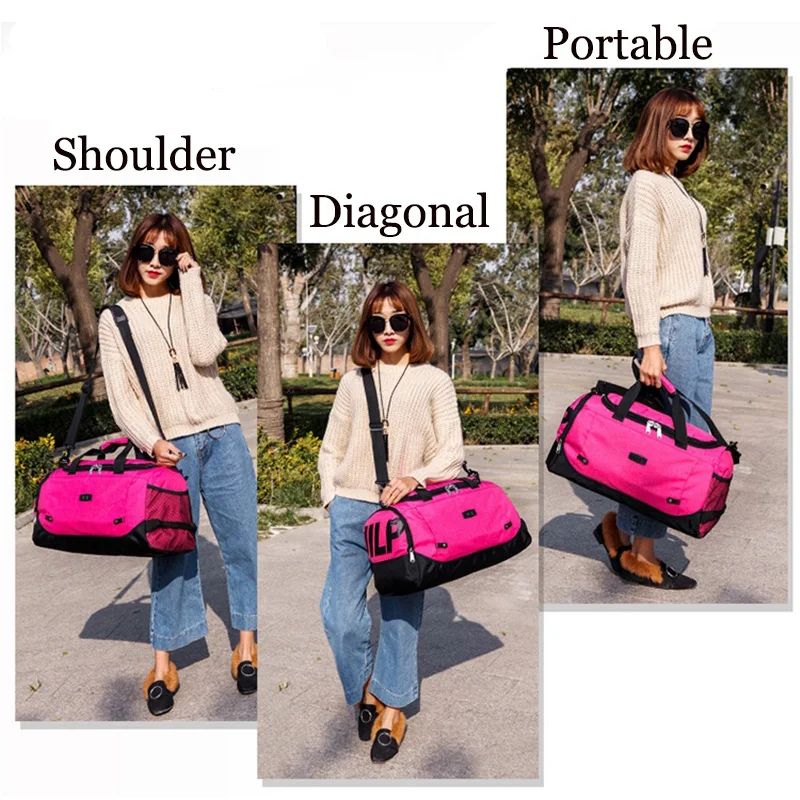 Мужская сумка тоут для путешествий вместительная багажа дорожная йоги фитнеса