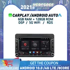 Автомобильный DVD-плеер Carplay, 7 дюймов, IPS, DSP, Android 10,0, 4 Гб, 128 ГБ, GPS, Wi-Fi, Bluetooth, RDS, Радио для Alfa Romeo Brera 159 Sportwagon Spider