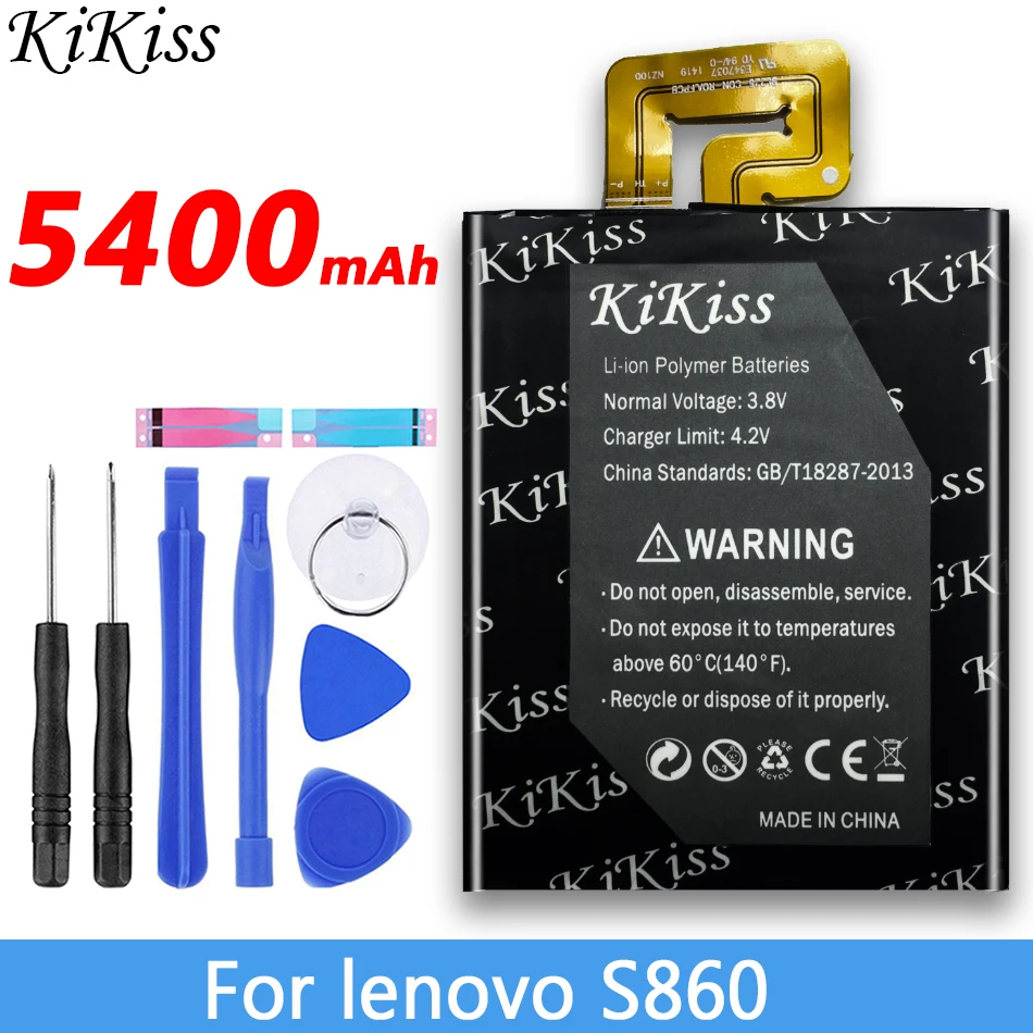 Для Lenovo S860 5400 мА • ч высокоемкая батарея BL226 BL 226 для батареи сотового телефона