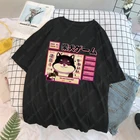 Эстетическая футболка Camisas Mujer Harajuku Kawaii Милая футболка с принтом shiba Inu Doge летняя уличная одежда в Корейском стиле женские шикарные повседневные футболки