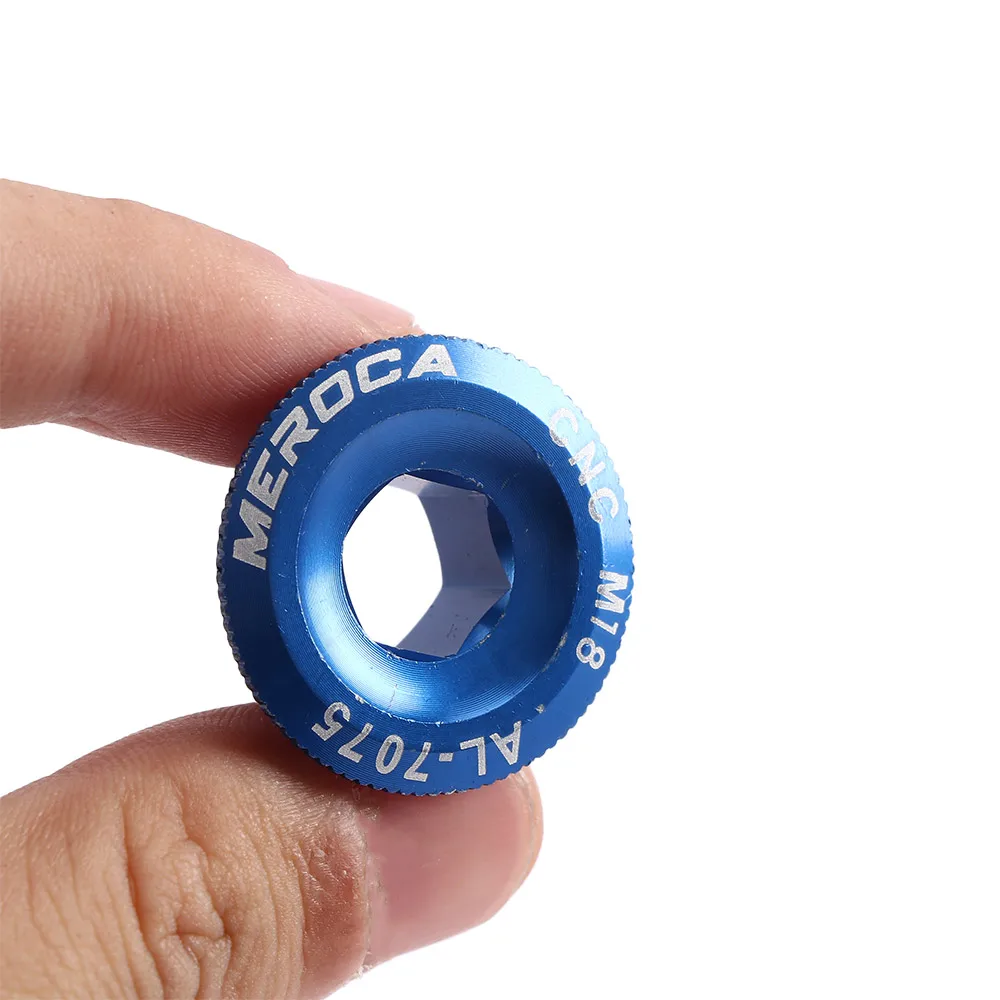 M18/M19/M20 Aluminum Alloy Bicycle Bottom Bracket CNC Crankset Nut Crank Cover Crankset Screws Crank Arm Fixing Bolt Crank Bolt