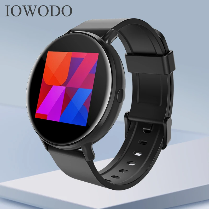

Смарт-часы IOWODO R2 с экраном Amoled 1,3 дюйма, Поддержка многоязычного ультратонкого корпуса, мужские Смарт-часы для телефона Xiaomi