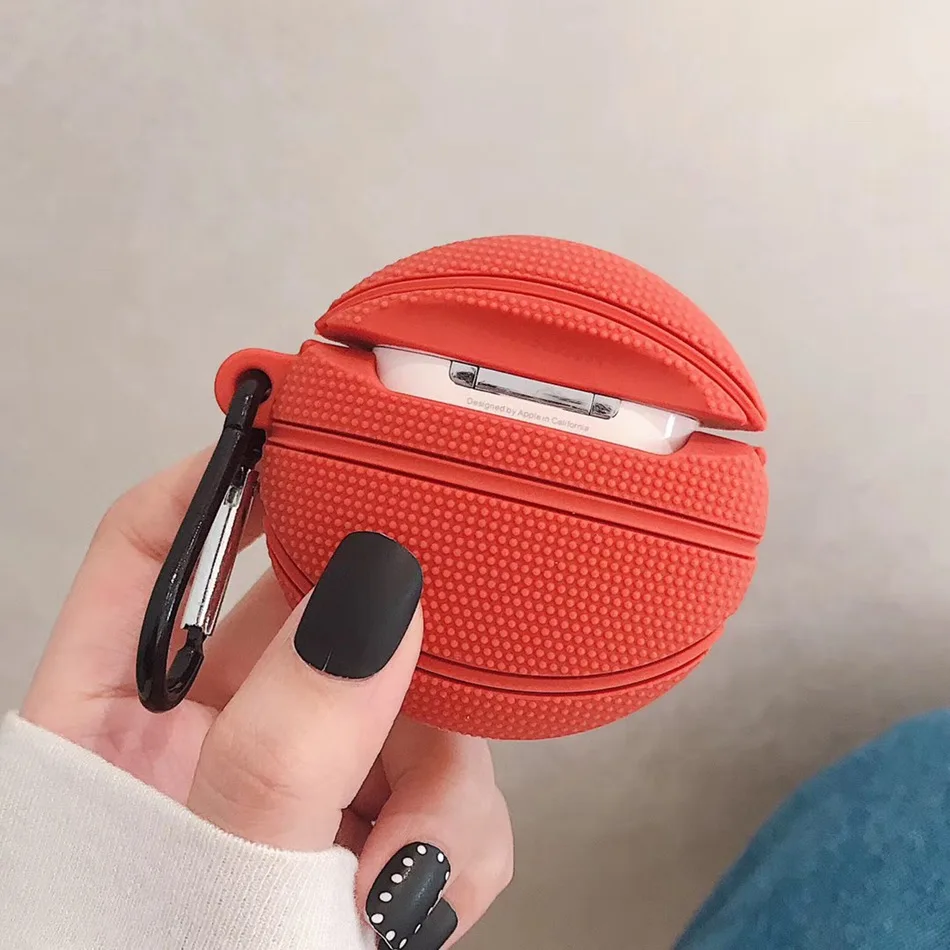 Чехол для наушников Airpods силиконовый милый персиковый фруктовый чехол с