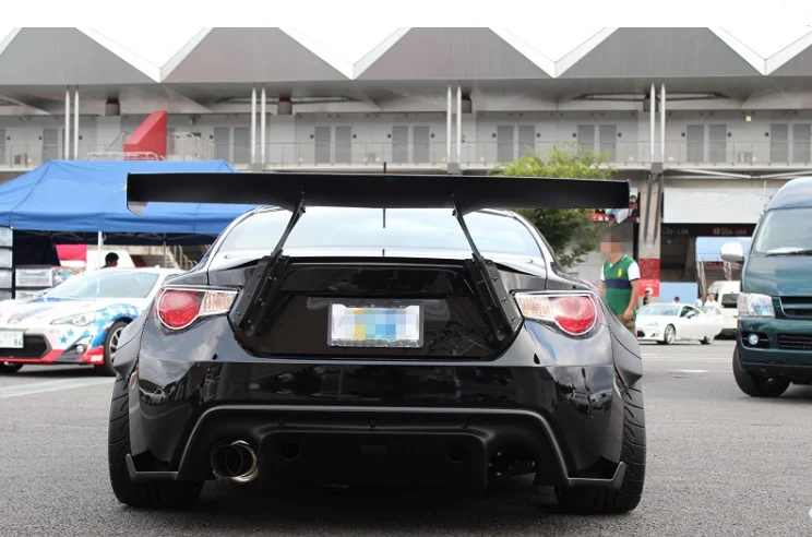 Автомобильный Стайлинг Неокрашенный Черный Стеклопластик GT 86 BRZ спойлер на