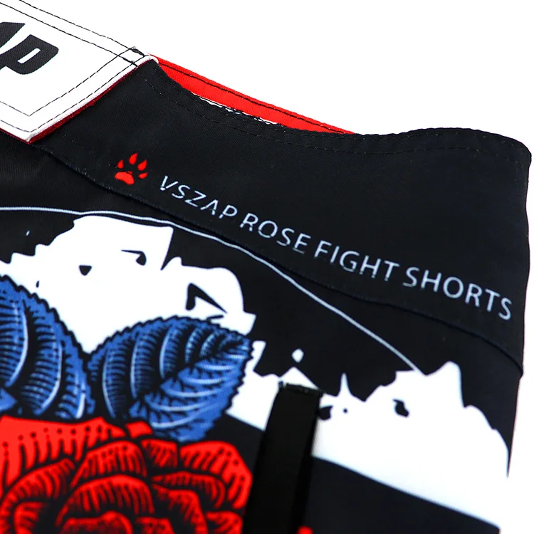Шорты VSZAP Rose MMA шорты для кикбоксинга Муай Тай тренировочные BJJ фитнеса Санда
