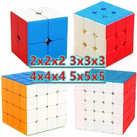 3x3x3 magic cube strickerless 4x4x4 cubo magico 5x5x5 speed cube 2x2x2 puzzle cubes skew cube early education toy for children