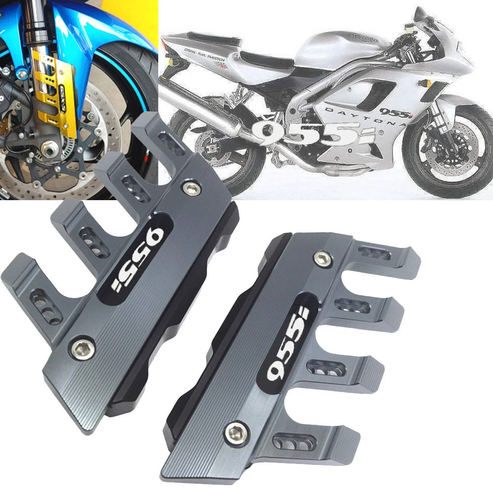 

For Triumph DAYTONA 955i Motorcycle Mudguard Side Protection Mount Shock Absorber Front Fender Cover Anti-fall Slider
