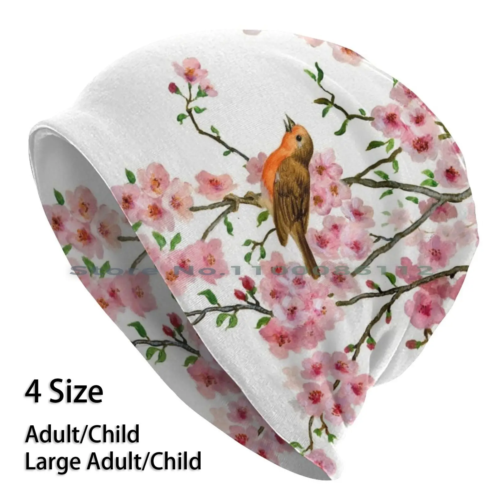 

Spring Robin Beanies Knit Hat Robin Mask Bird Mask Dogwood Blossoms Dogwood Mask Mask 19 Mask Spring Flowers Mask Spring Birds