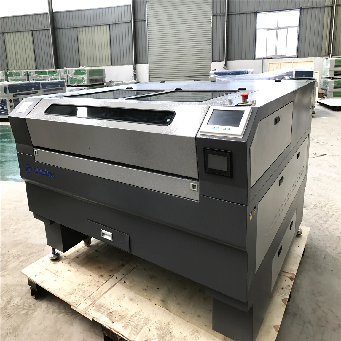 Лазерный гравировальный станок ROBOTEC Co2 1390/лазерный гравер с ЧПУ по камню/лазерный