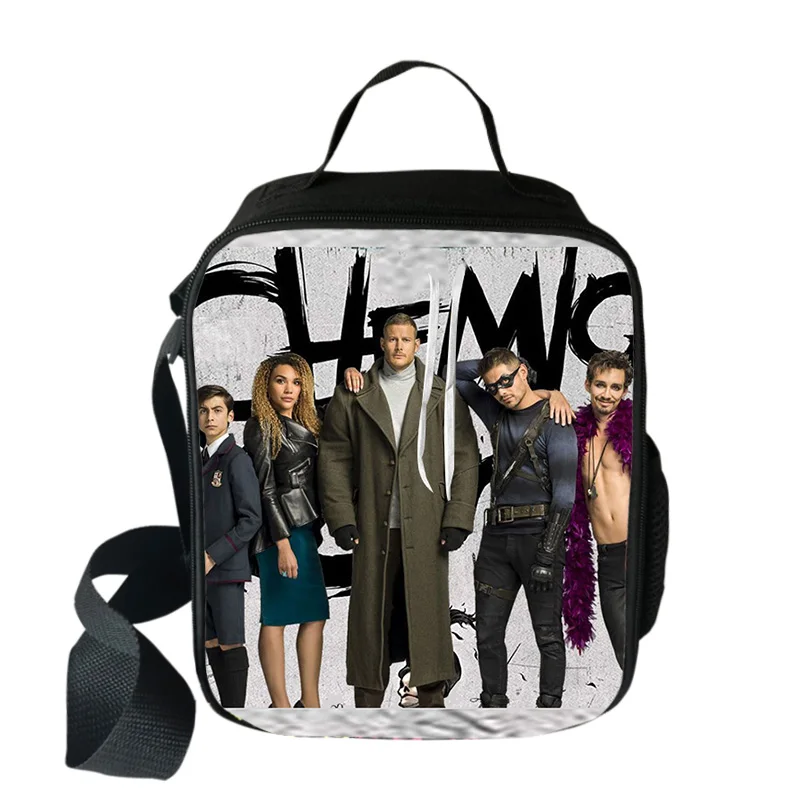 The Umbrella Academy Lunch Bag Cartoon Girls Portable Thermal Food Picnic Bags for School Kids Boys Box Tote