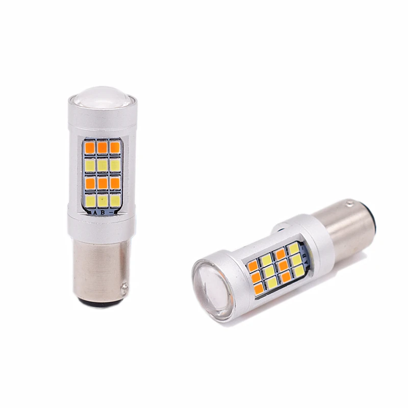 2 x P21/5 Вт 1157 BAY15D 42 SMD 2835 Светодиодный Клин Автомобильная Поворотная светодиодный