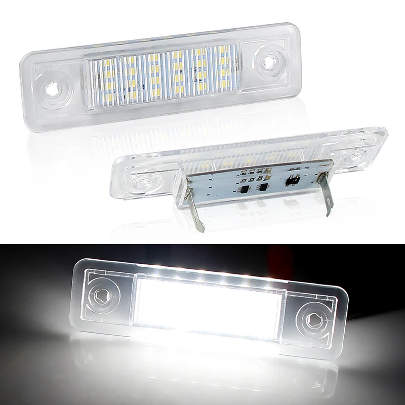 

2Pcs Canbus LED Lamp 12V White Number License Plate Lights For Opel Astra F G Omega Zafira Signum Corsa B Vectra B Accessories