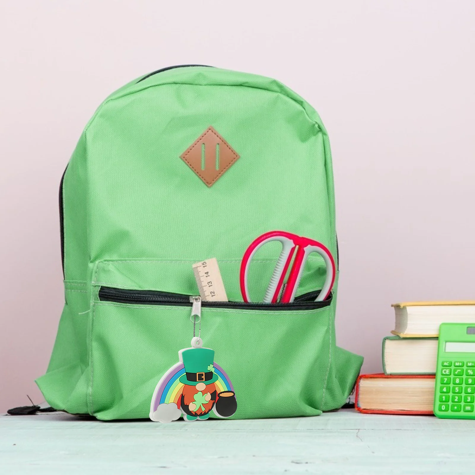 

Irish St. Patrick's Day Decoration PVC Pendant Backpack Key Pendant Dwarf Elf Pendant