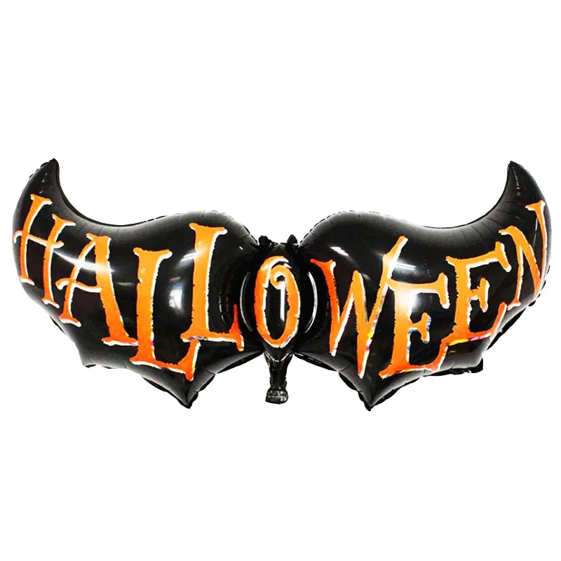 12 inch Halloween HAPPY BIRTHDAY Foil Balloons Happy Birthday Party Decoration Kids Pumpkin head skull Alphabet Air | Дом и сад