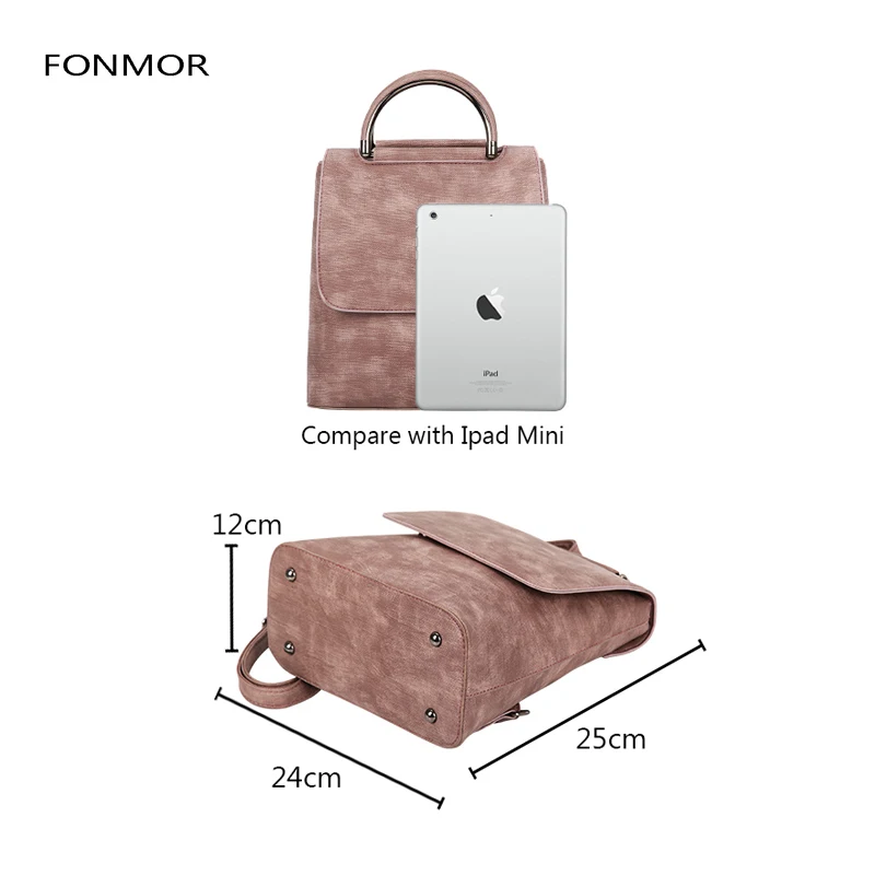 Женский многофункциональный рюкзак из искусственной кожи женские сумки через