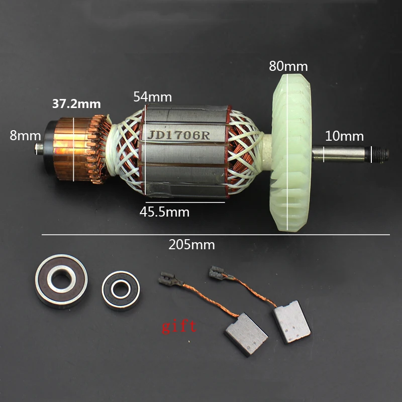 AC220-240V ротор якоря статора заменить для Bosch GWS20-180 22-180 22-230 TWS2000 угловая шлифовальная машина електричюеского инструмента Ремонт Запасные части