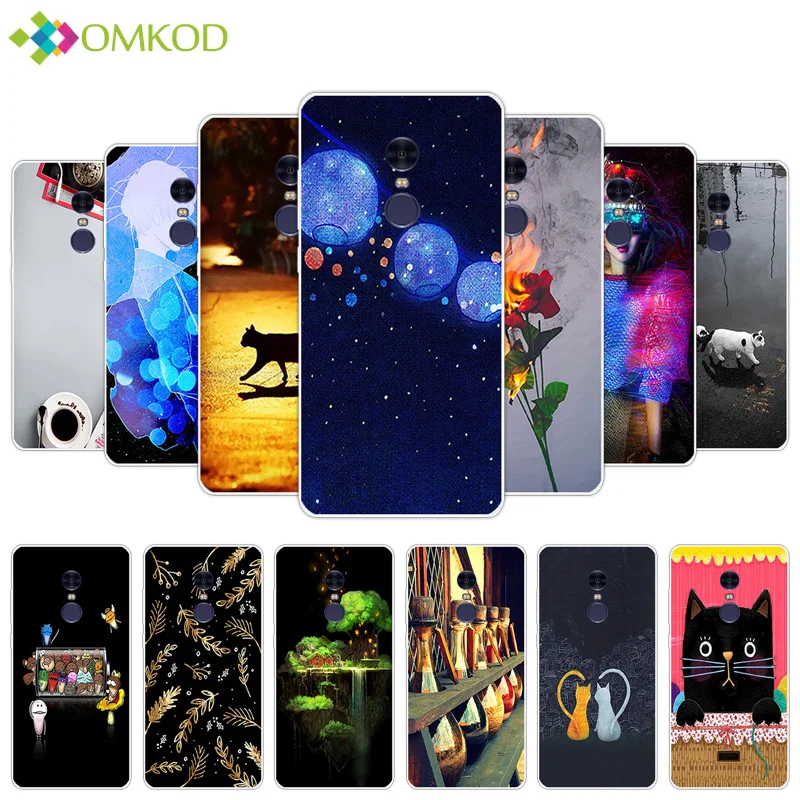 Чехол для Xiaomi Redmi Note 4 задняя крышка из ТПУ прозрачные силиконовые чехлы телефонов