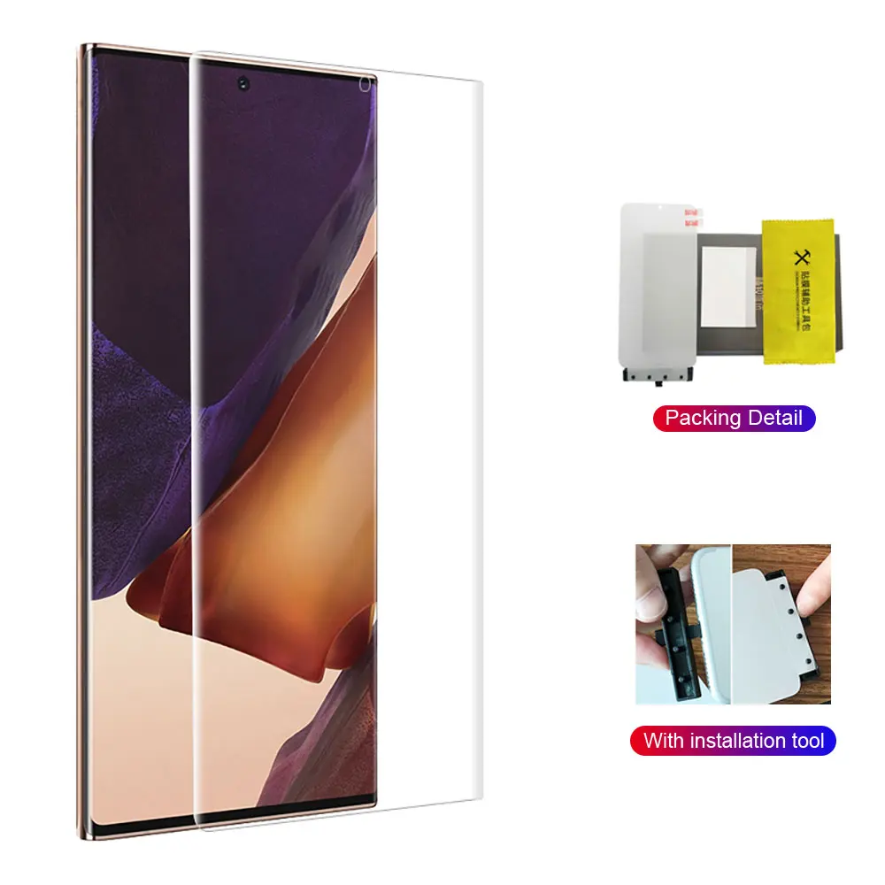 Прозрачная Гидрогелевая пленка для Samsung Galaxy Note 9 10 10Plus 20 Ultra|Защитные стёкла и