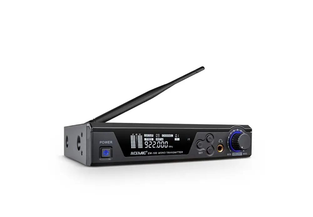 Беспроводная система EM-100-вкладышей с ЖК-дисплеем