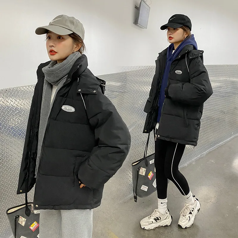 Clothing for Winter Jacket Coat Women Short Female Student Cotton 2021 The New Little Guy