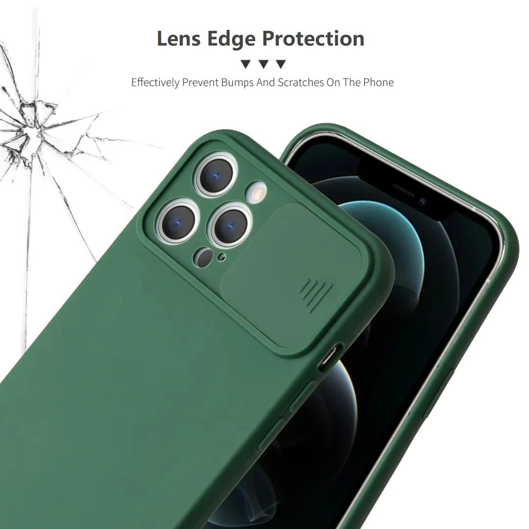 

Camera Lens Protection Phone Case For iPhone 13 12 Mini 11 Pro Max X XR XS 8 7 Plus iPhone Case Back Cover
