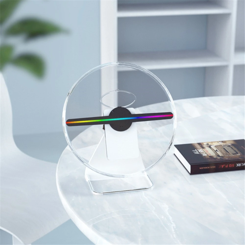 Портативный Перезаряжаемый Настольный голографический дисплей 3D Голограмма