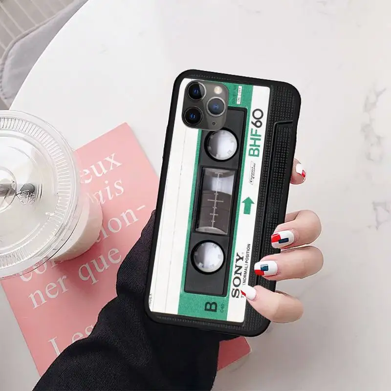 

Classical Cassette Tape Phone Case for iPhone 11 12 mini pro XS MAX 8 7 6 6S Plus X 5S SE 2020 XR