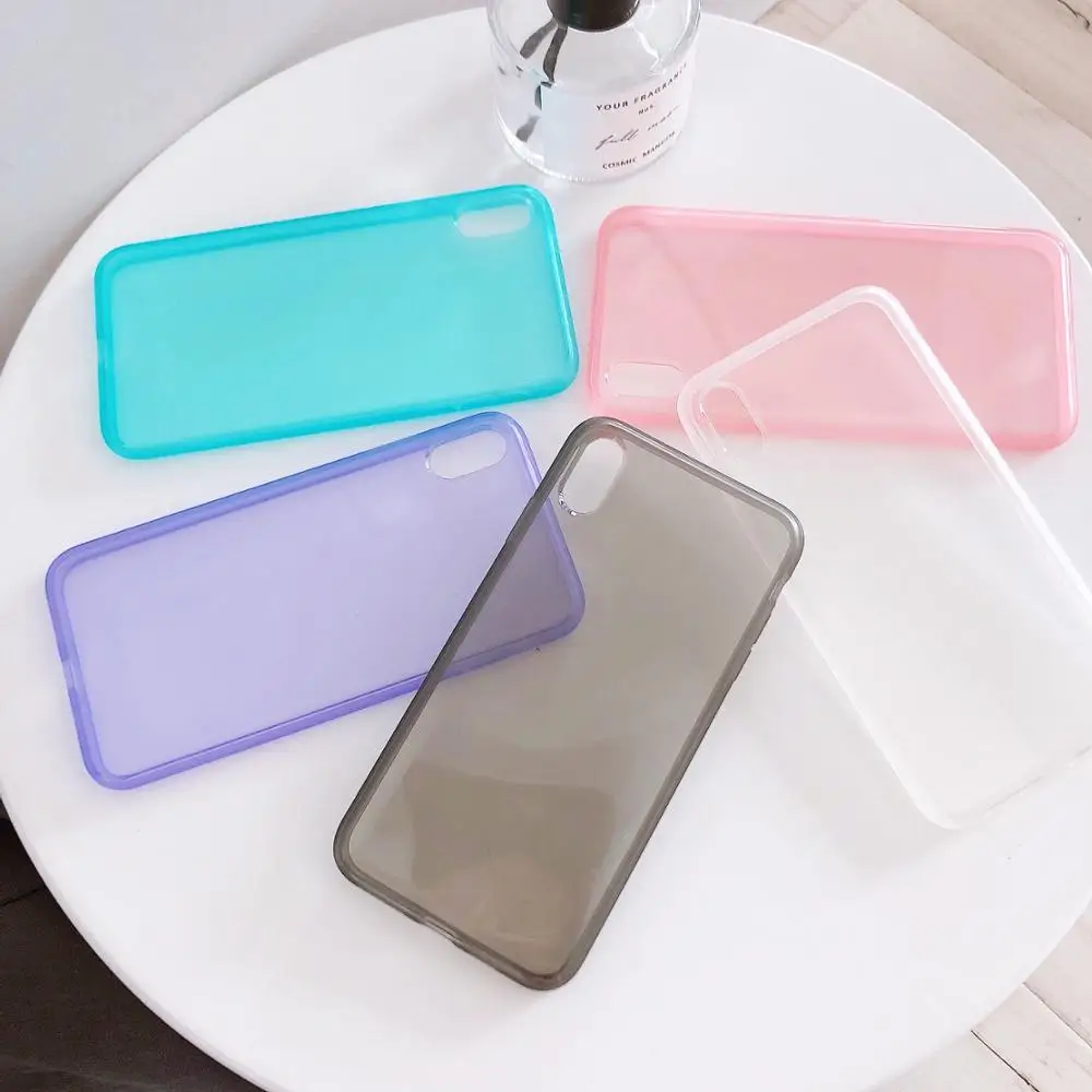 Прозрачный ударопрочный чехол KISSCASE для телефона iPhone XR XS Max X 8 7 6 6S Plus красочная