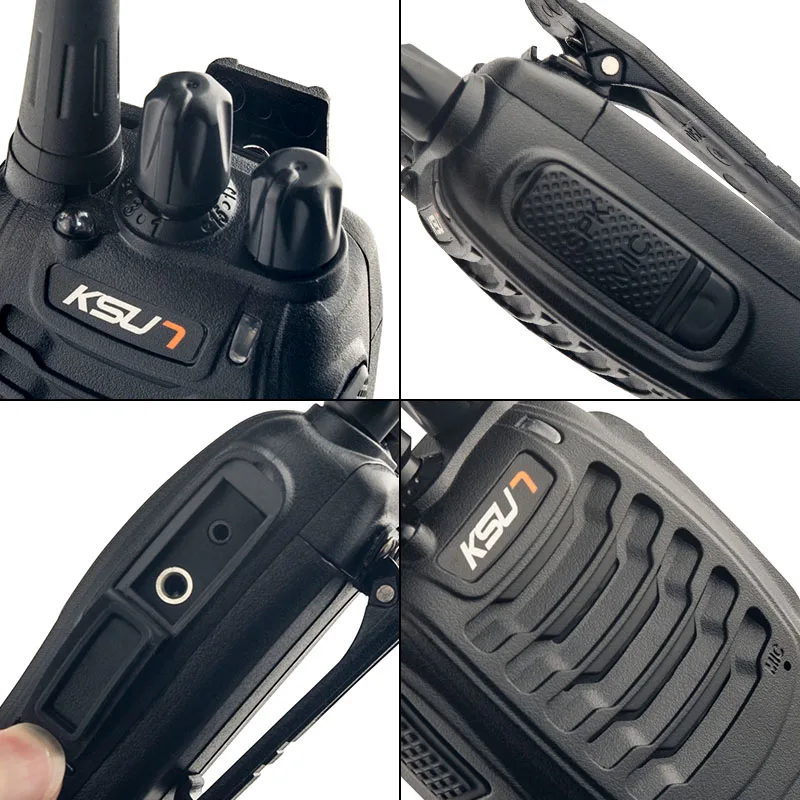 KSUN 888s иди и болтай Walkie Talkie “иди Портативный радиостанция 5 Вт UHF 400 470 МГц Comunicador
