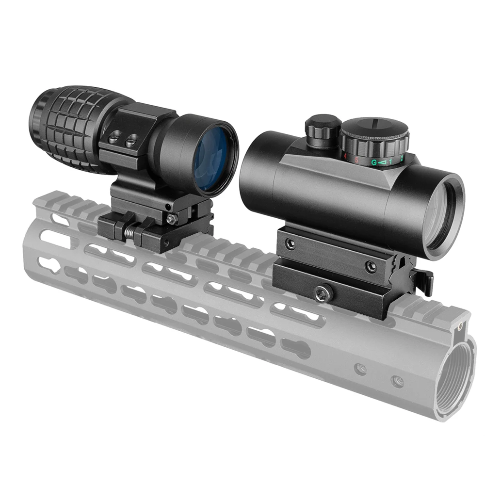 3x лупа голографический 1x40 зеленый точечный прицел тактический Красный охотничья