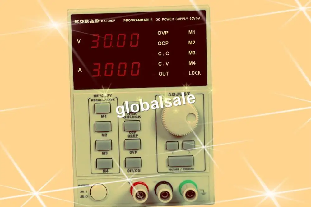 KORAD KA3005P Программируемый прецизионный Регулируемый Линейный ток 30 В 5A бесплатная