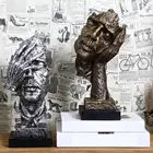 Статуэтка из абстрактной смолы тишина-это золото, 1 шт.