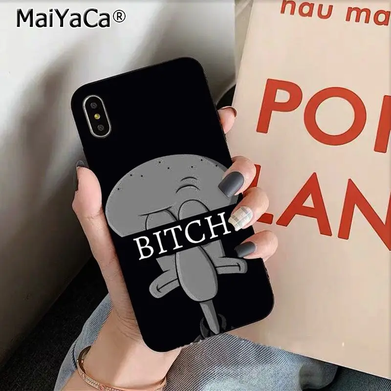 MaiYaCa милый мультфильм кальмарные щупальца ТПУ силиконовый чехол для телефона Apple iphone 11 pro 8 7 66S Plus X XS MAX 5s SE XR