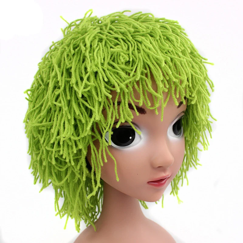 Парик клоуна для девочек детский подарок на Хэллоуин парик забавная шапка ручная