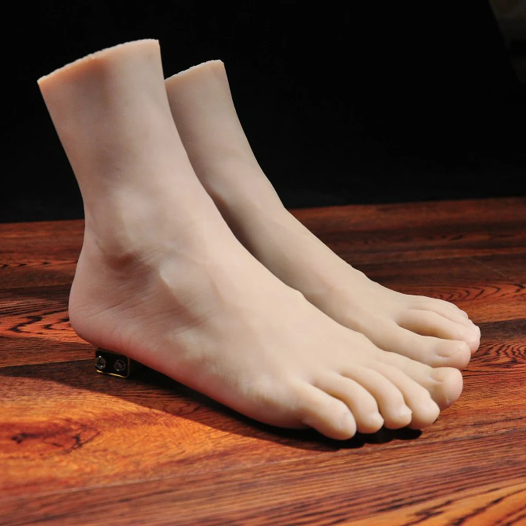1 Pair Feet Model Male Foot Mannequin for Photography Display Shoes Socks | Красота и здоровье