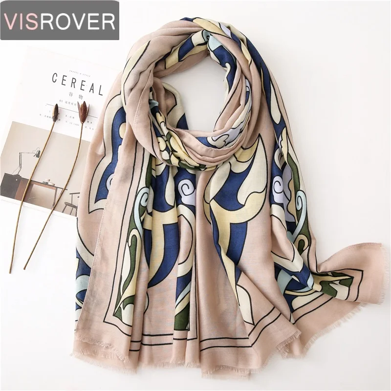 

Женский шарф-хиджаб Visrover, Модный пляжный шарф во французском Европейском стиле, богемный стиль, весна-лето