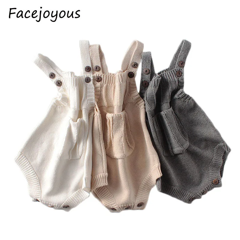 Весна 2020 Новое Детское Боди для мальчиков и девочек Вязаный комбинезон