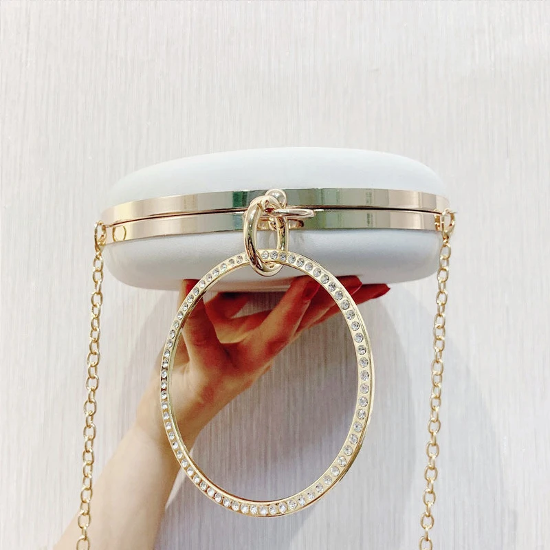 Женский Круглый клатч вечерняя сумка винтажная вышитый сумочка для свадебной