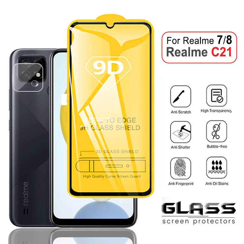 

Sensitive Touch Tempered Glass on Realme C21 Screen Protector Realme7Pro 5G Realme 8Pro Realmi C21 Realme 8 Pro Protective Glass