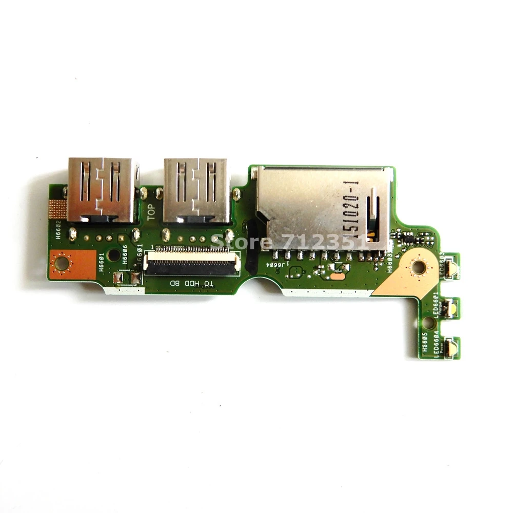 X455LJ IO плата для ASUS X455 X455L X455LD X455LF X455WE USB SD карты разъемы 60NB08M0-101130 тест 100% ОК |