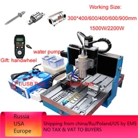 4 axis cnc 6040 2 2kw linear guide rail metal carving 1500w mach3 cnc router engraving milling machine 3040 with handwheel