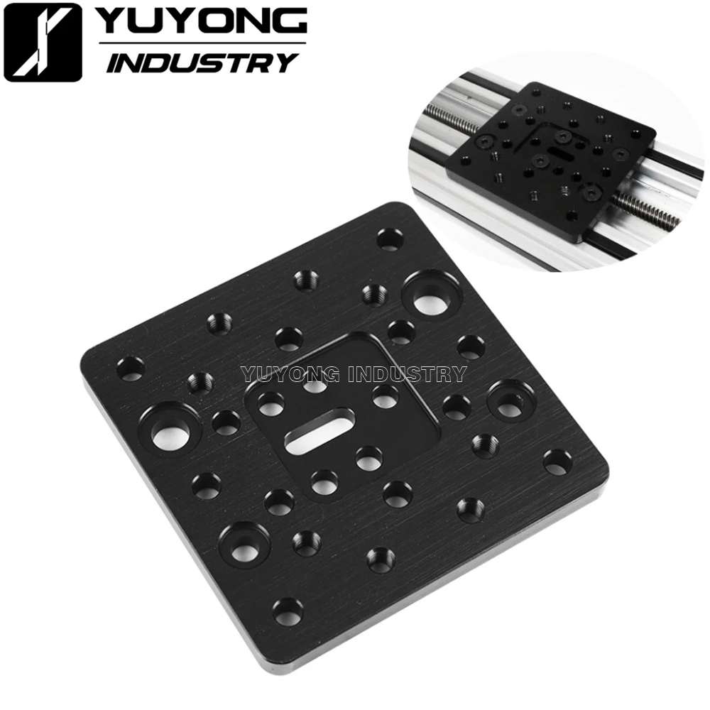 Детали для 3D принтера CNC Openbuilds алюминиевый лист C beam опорная пластина черный