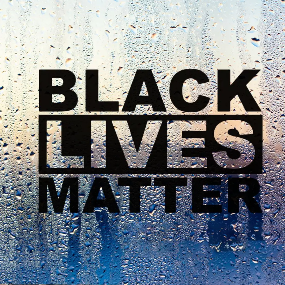 Черный живет материя виниловая художественная Наклейка на стену Стикеры